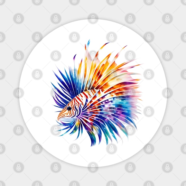 Sea Creature Watercolor Style - AI Art Magnet by Asarteon